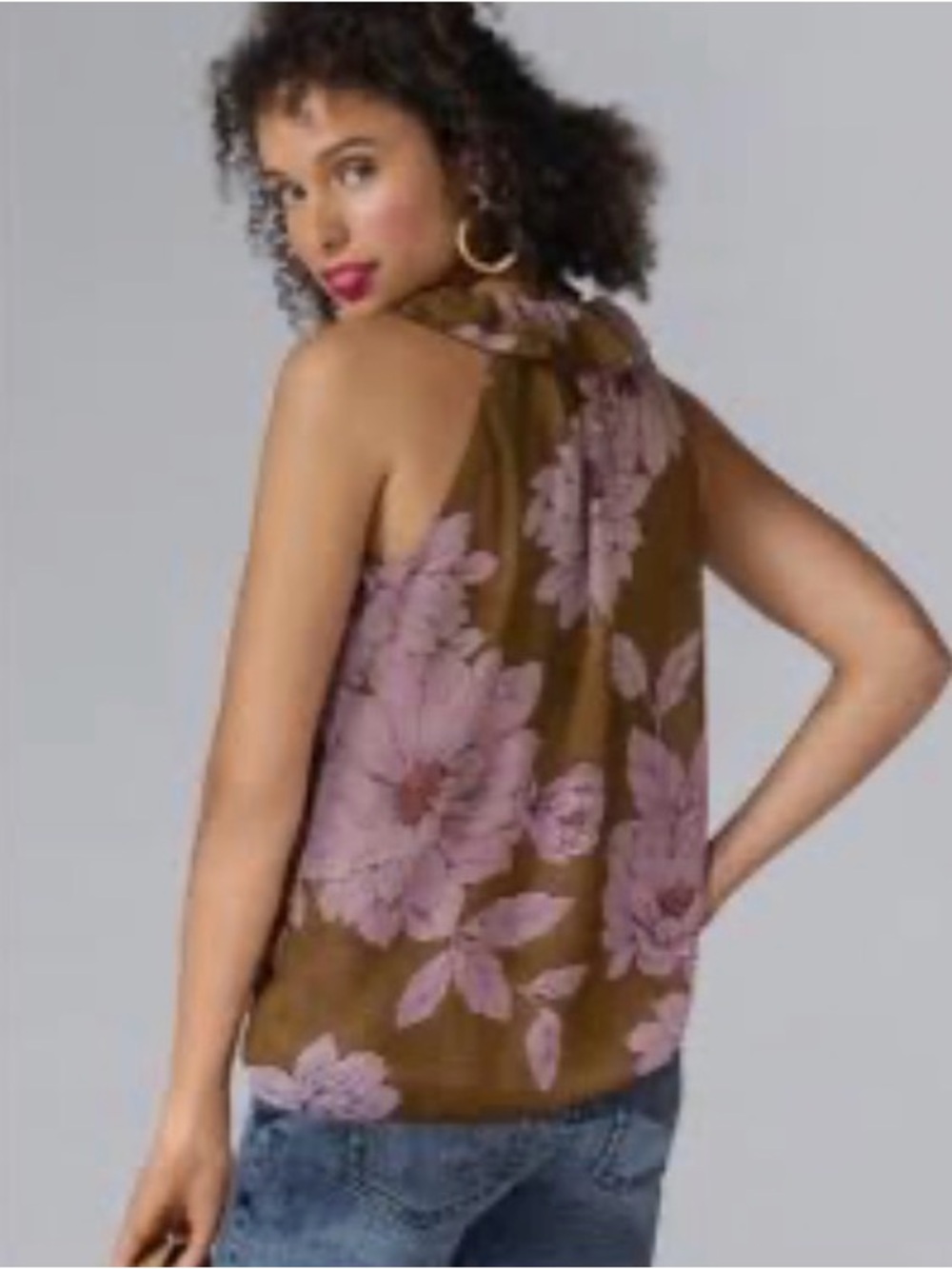 EUC CAbi Hothouse Top, sz M